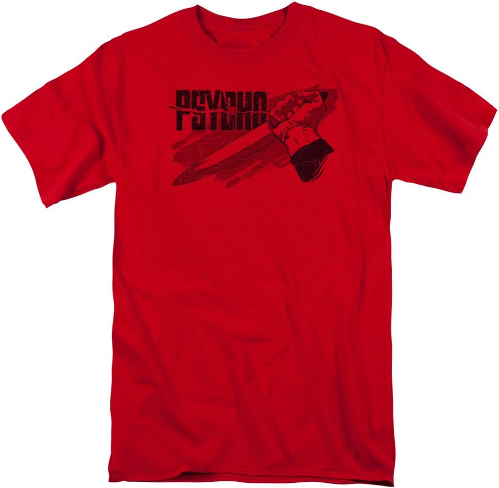 Psycho Men's Knife T-shirt Small Red