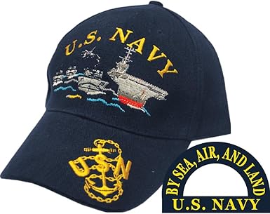 navy anchor hat