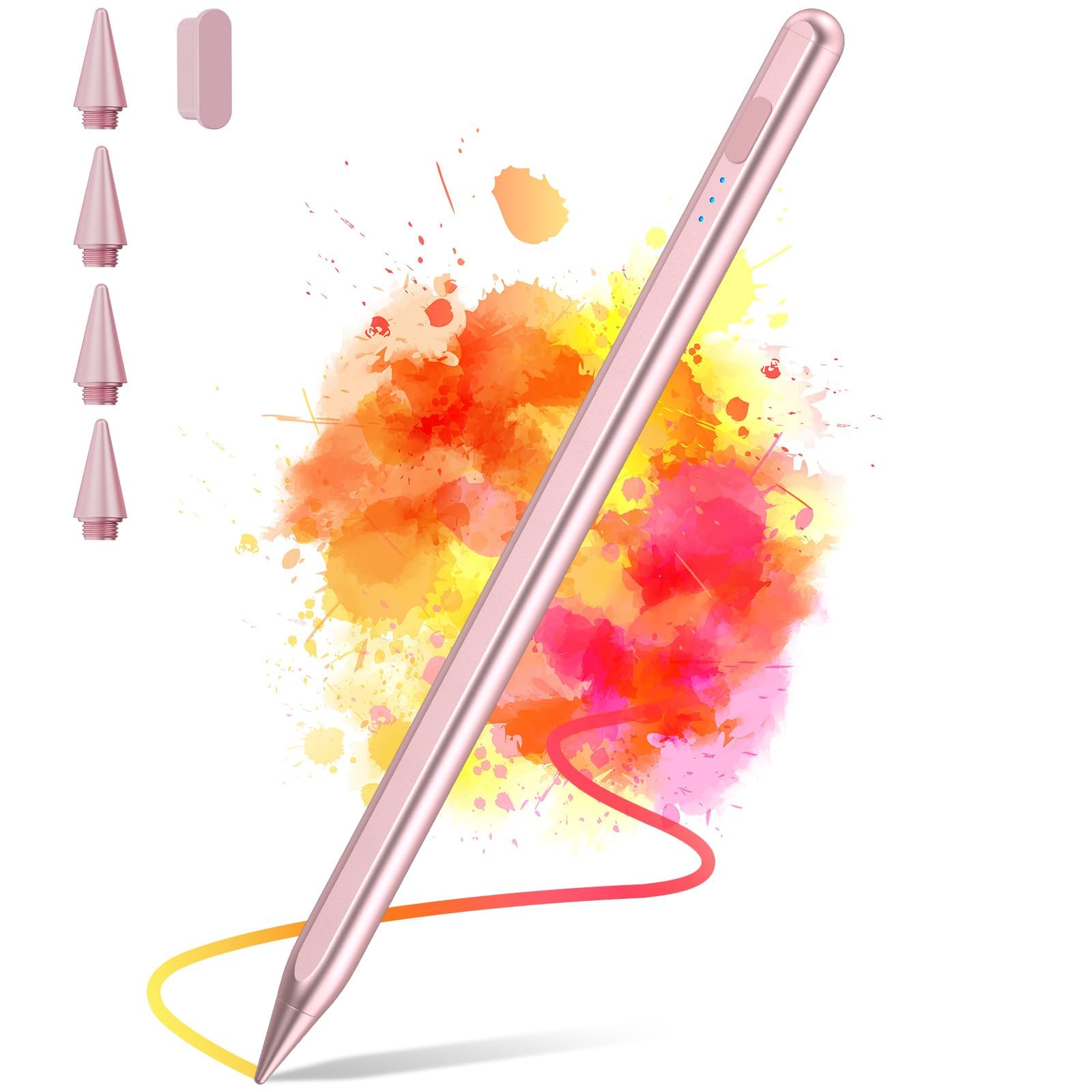 Photo 1 of Stylus Pen for iPad 2018-2025, 2X Fast Charge iPad Pencil 2nd Generation Compatible with Apple iPad Pro M4/ 12.9"(6/5/4/3)/ 11"(4/3/2/1), Mini 6/5, Air (M2/5/4/3), (10/9/8/7/6)