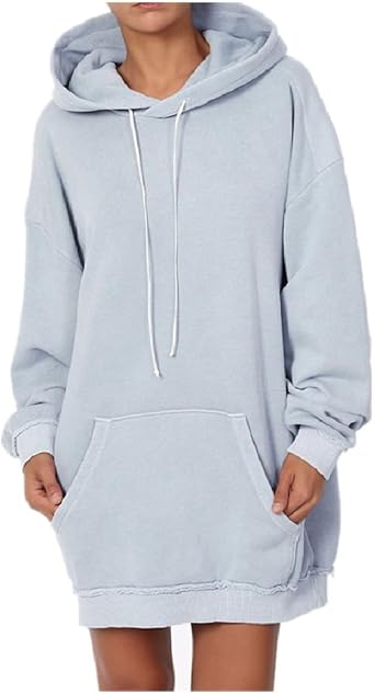 tunic fleece hoodie