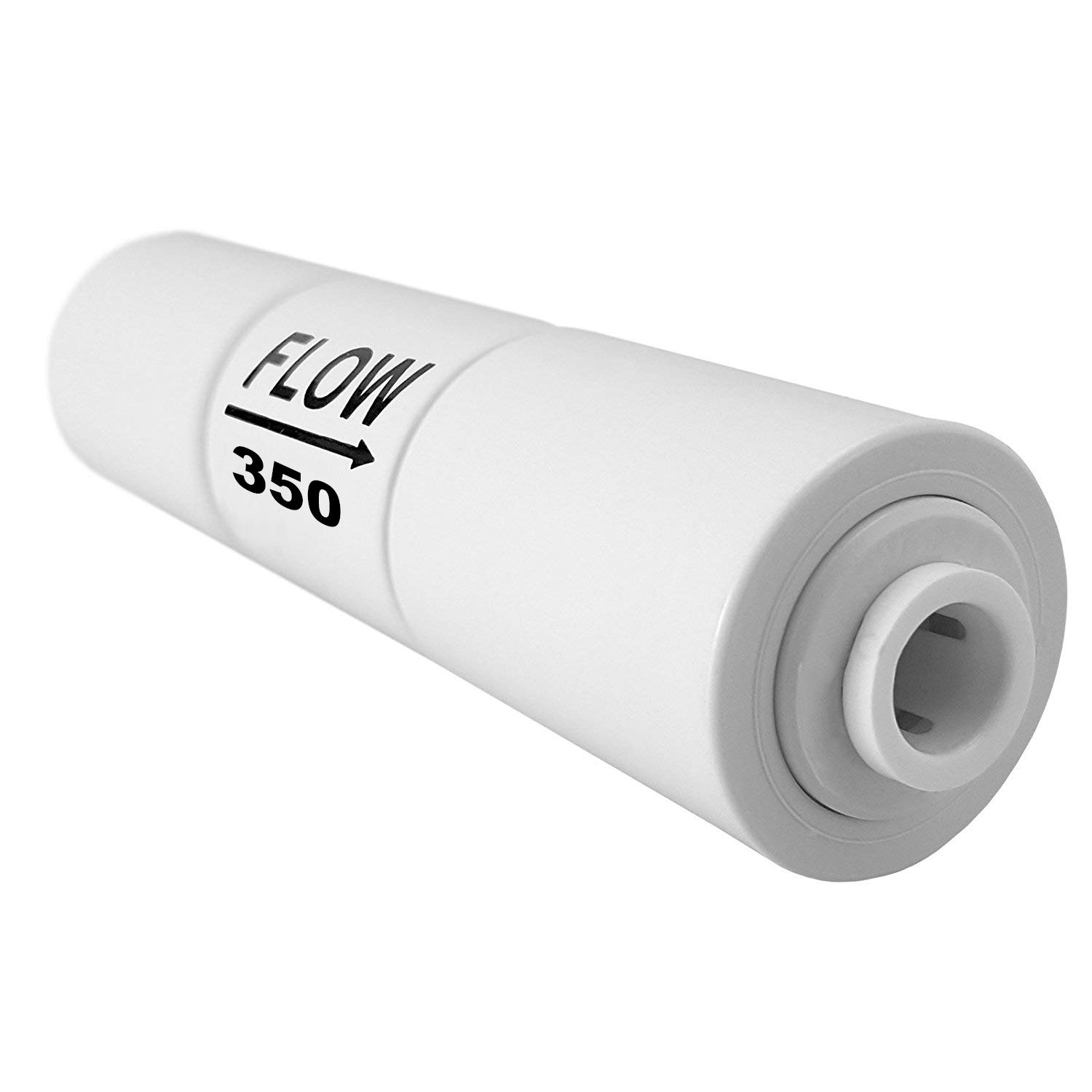 PureSec 2020 Push to Connect 1/4" OD Flow Restrictor 300CC to 800CC for RODI System (350CC)