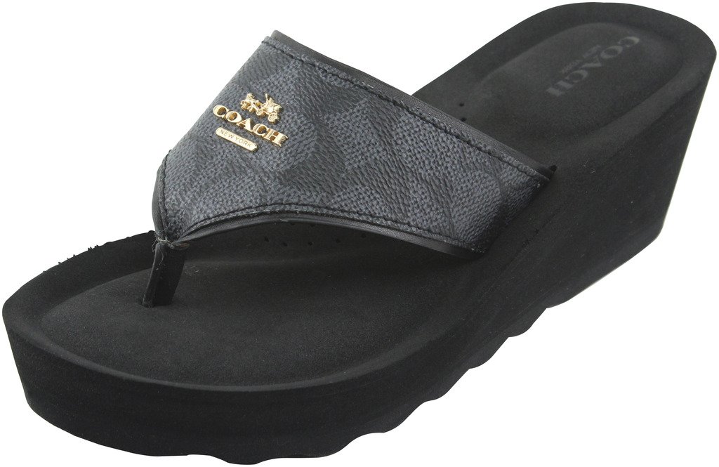 coach janice flip flops