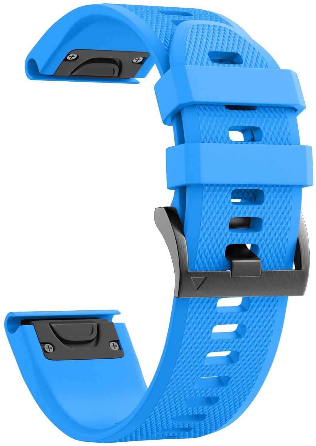 Fleshy Leaf 22mm Band Bracelet Strap Compatible for Garmin Fenix 7,Fenix 6,Fenix 6 Pro,Fenix 5,Fenix 5 Plus,Approach S60 S62,Forerunner 935 945,Quick Release Strap Wristband (Blue)