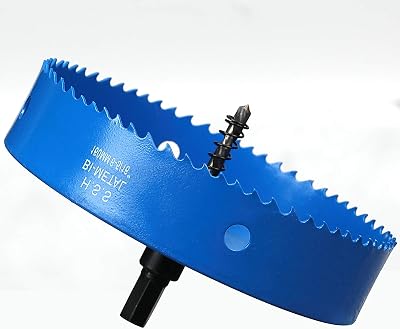 HOME COMPOSER 160mm Bi-Metal Hole Saw 30mm Depth Wood Metal Plastic