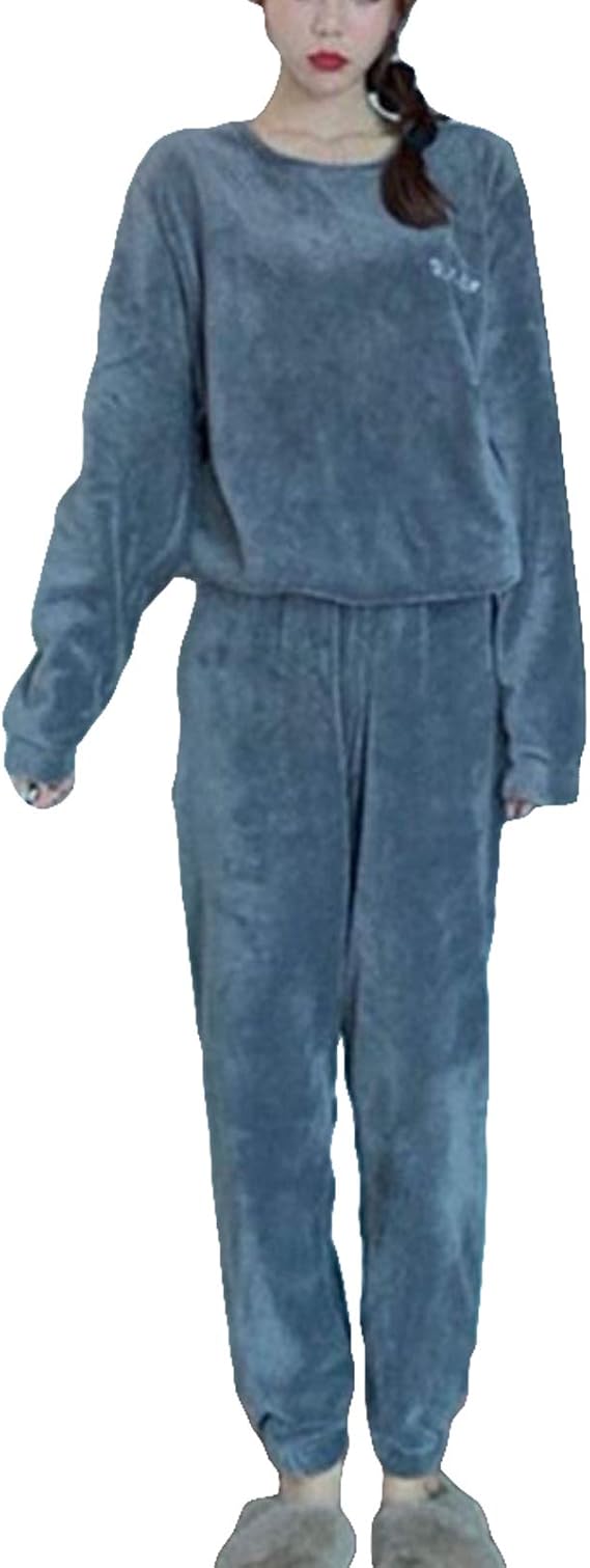 Amazon Lucky Lemon パジャマルームウェア レディース ２点セット 上下セット パジャマ シープ ボアルームウェア 秋冬 モコモコ 無地 大きいサイズ 可愛い 厚手 部屋着 パジャマ ルームウェアセット 通販