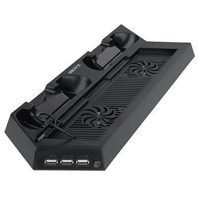 Zacro PS4 Vertical Stand with Cooling Fan and Dual Dominican