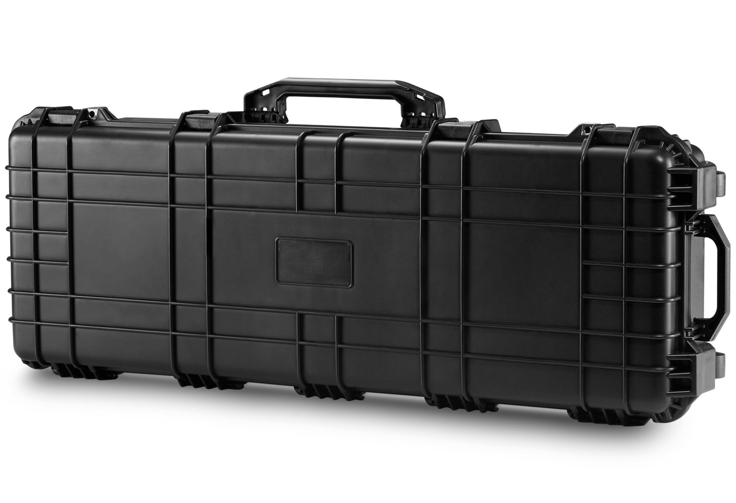 GDT 43inch Oversized Rifle Gun Case, All Weather WaterProof Safety Hard Case with Wheels and