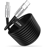 for Samsung S26 Ultra S25 USB C Fast Charging Cable 240w Chubby Type C Cord | 10ft Extra Long USBC to C Charging Cable Soft Silicone Heavy Duty Cord for Galaxy S26+ S25 Edge S24 S23 S10 Z Fold8 Flip8 A27