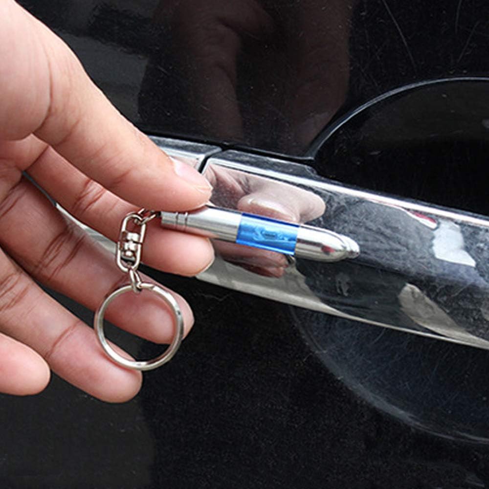Amazon Co Jp Lindexs 車用 キーケース 静電気除去 スティック 静電気除去機能 静電気除去グッズ 静電気防止キーホルダー 簡単 除去 除電バー ブルー ファッション