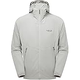 Rab Men's Borealis Hoody Jacket - Lightweight Water-Repellent Softshell Coat for Hiking & Climbing