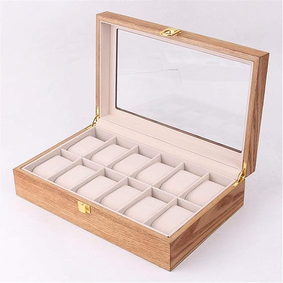 Caja De Reloj De Techo Corredizo Europeo De Reloj De Madera Manual con