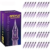 OFEYLE Tattoo Cartridge Needles 50PCS Assorted Mixed Size Round Liner Shader Magnum 3RL 5RL 7RL 9RL 5RS 7RS 9RS 9RM 11RM 7M1 Disposable Tattoo Needles with Membrane for Rotary Tattoo Machine Pen Gun