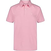Izod Boys Short Sleeve Performance Stripe Polo Shirt