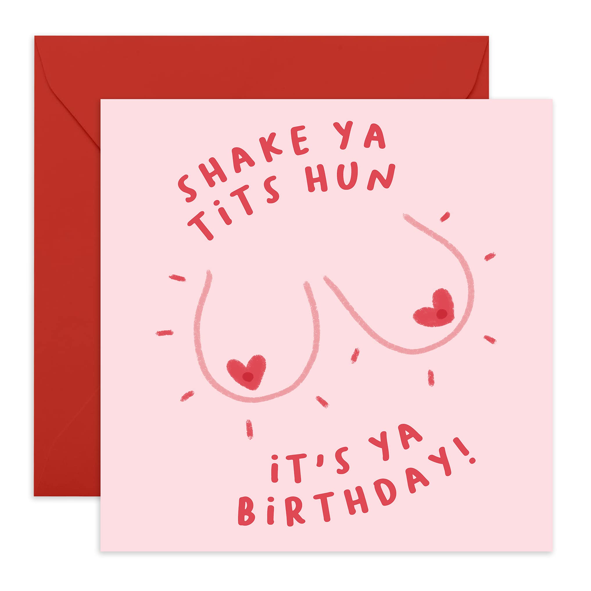 Funny Birthday Card for Her – Rude and Cheeky Card for Women, Sister, Best Friend – Sarcastic Banter – Great for Teen Girls, Colleagues, Flatmates – Hilarious UK Greeting for Birthdays