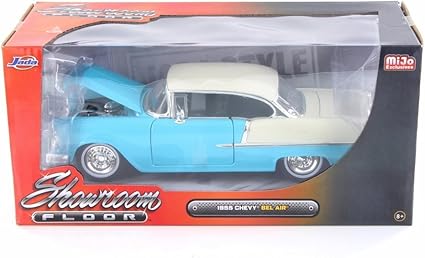 1955 chevy bel air coupe diecast replica