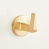 Signature Hardware 953923 Drea Single Robe Hook - Brushed Gold