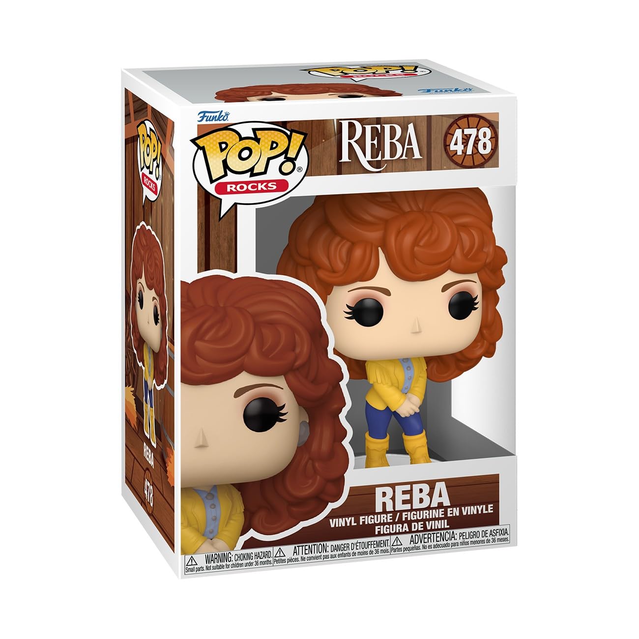 Funko Pop! Rocks: Reba McEntire - (Cowgirl) - Collectable Vinyl Figure - Gift Idea - Official Merchandise - Toys for Kids & Adults - Music Fans - Model Figure for Collectors and Display