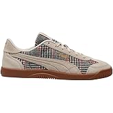 PUMA Mens Club 5V5 Lux Plaid Lace Up Sneakers Shoes Casual - Beige
