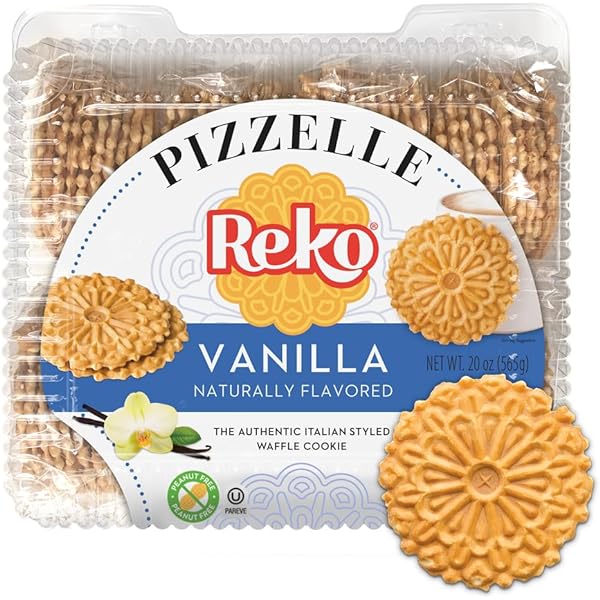 Amazon.com: Reko Pizzelle Authentic Italian Style Waffle Cookie