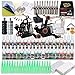 Starter Tattoo kit 2 Tattoo Machine Power Supply Needles 40 Inks Y-020