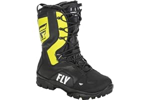 Fly Racing Marker Snow Boot (Black/Grey/Hi-Vis, 9)