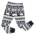 Boys Christmas Pajamas Snow Bear Girls 2 Piece Cotton Clothes Sleepwear Set (Blue,6T)