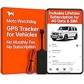 Wired GPS Tracker for Vehicles, No Subscription with Real-Time Location, Easy Install, Speeding Monitoring, Route History, Ge