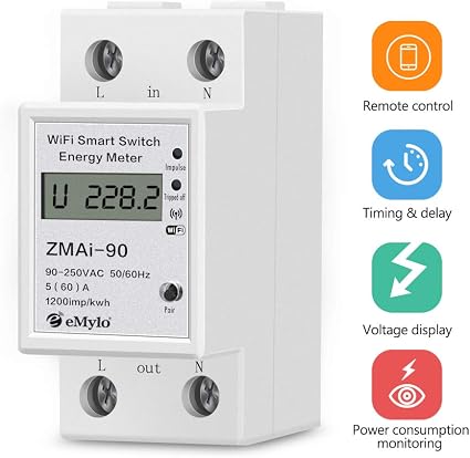 Wifi Contatore di energia monofase, Wifi Single Phase Energy Meter
