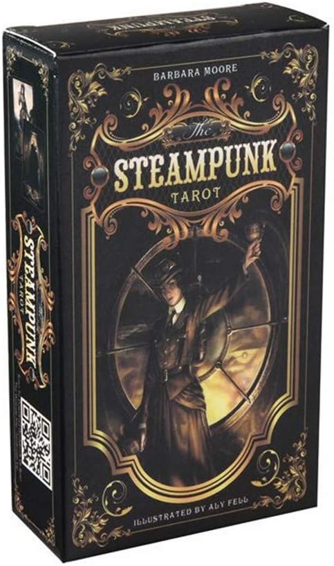 fulailai 78pcs The Steampunk, Tarot Cards Deck, Family Time Board Game, Oracle Card