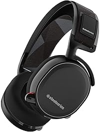 SteelSeries Arctis 7 Lag-Free Wireless Gaming Headset with DTS Headphone:X 7.1 Surround for PC, PlayStation 4, VR, Mac and Wired for Nintendo Switch, Android and iOS - Black