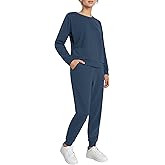 Weintee Women's Petite Jogging Set Pullover Sweatshirt and Sweatpants 2 Piece Sweatsuits