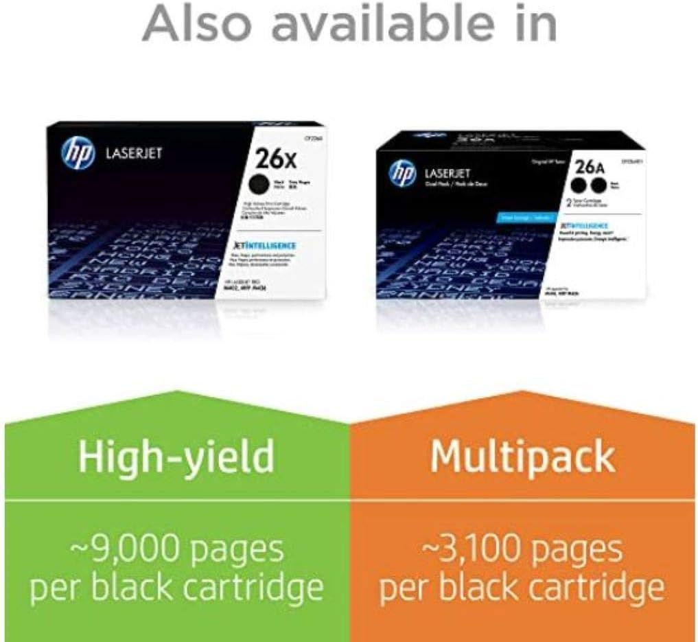 HP 26A | CF226A | Toner Cartridge | Black: Office Products