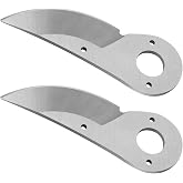 2/3 Hand Pruner Replacement Blade Spare Blade for Pruner Models 2, 4, 11 | Replacement Parts Compatible with Garden Pruning Shears and Bypass Pruners, Simple in Design, Convenient to Install (2 Pack)