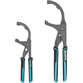 DURATECH Oil Filter Wrench Set, 9" &amp; 12" Oil Filter Removal Tools | Pliers for Cars, Trucks, Motorcycles