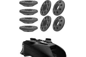 YWONSHNE 8 Pieces Precision Rings Compatible with PS4/PS5/Xbox One/Xbox Series X S/Switch PRO Controller Thumbstick Adjustment Aim Assist Target Motion Rings Silicone Easy Hard Strength