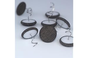 MIOULE Upholstery Tacks Twist Pins for slipcovers，Headliner Pins - Bed Skirt Pins Or Holders - Pins to Hold Bedskirt in Place for Furniture Pins (8PCS Brown)