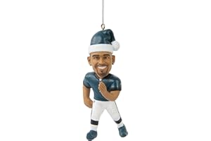 FOCO - NFL 4" Elf Player Resin Xmas Christmas Tree Team Ornament (Jalen Hurts - Philadelphia Eagles)