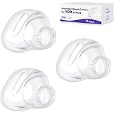 Replacement Nasal Cushion for ResMed AirFit N20, Compatible with Original Airfit N20 Frame, Reliable Seal & Perfect Fit Replacement Mask Cushion, Covers Nose, 3-Pack, Medium