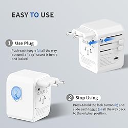 EPICKA Universal Travel Adapter, International