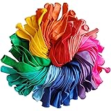 100pcs Latex Balloons, 12inch Multicolor to Celebrate Latex Balloons, Premium Thick Balloons for Birthday/Party/Christmas/Wed