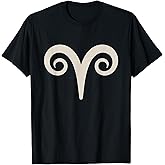 Aries Zodiac Sign Symbol Aries Logo Horoscope Love Aries T-Shirt