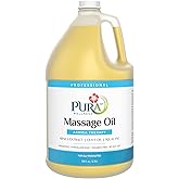Pura 1st Arnica Therapy 1 Gallon Massage Oil, Arnica Extract, Professional, Massage Therapy, Deep Tissue, Unscented, Hypoallergenic, Natural Ingredients, Skin Hydrating, Moisturizing, Muscle Relief