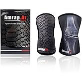 AMRAP.AR 7mm Knee Sleeves (size M - Pair) | Neoprene Knee Sleeve for Weightlifting Men and Women & Powerlifting | High-Performance Gym Reaper Knee Sleeves Compression Support for Squats, Weight Lifting