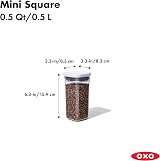 OXO Good Grips POP Container Mini Square Short 473 ml White view 2