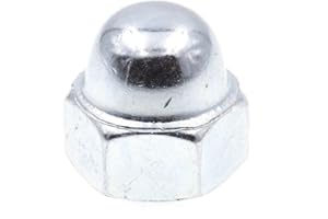 Prime-Line 9077538 Acorn Cap Nuts, 3/8 in.-16, Zinc Plated Steel (25 Pack)