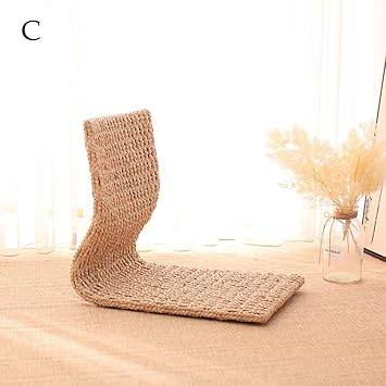 Amazon.de: Japanischer Stil Bodenstuhl, Handgefertigter gestrickter