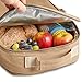 VonShef Premium Picnic Backpack for 4 Person Outdoor Camping Rucksack with Dining Set, Cutlery Set, Removable Insulated Cooler Bag and Large Waterproof Picnic Blanket Khaki Canvas