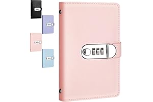 100 Envelope Challenge Binder,Challenge Book with Password Lock,Money Saving Budget Binder with Cash Envelopes,Savings Challe