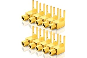 KUYIOHIFI HiFi Banana Plug to Spade Adapter - Vintage Speaker Amplifier connectors/Banana Plug Adaptor (10-Pack)