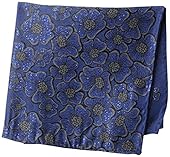 Dwyane Wade for The Tie Bar Men's Falling Florets Pocket Squares, Serene Blue, One Size